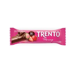 WAFER TRENTO TRADICIONAL CHOCOLATE C/MORANGO 29G