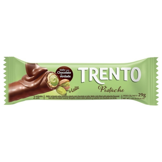 WAFER TRENTO TRADICIONAL PISTACHE 29G