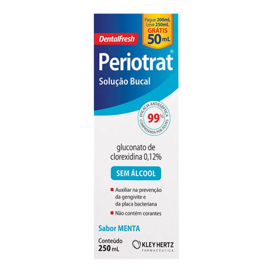 PERIOTRAT SOL BUCAL MENTA S/ALCOOL COM 250 ML