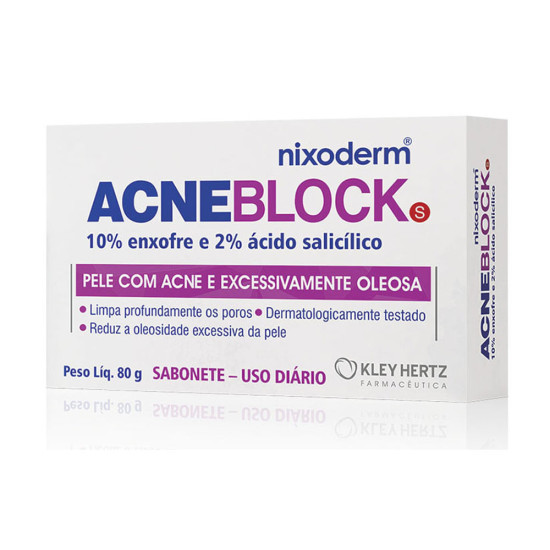 ACNEBLOCK SABONETE 80G