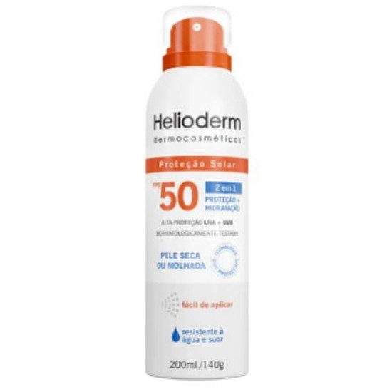 PROTETOR SOLAR HELIODERM SUNCARE FPS50 SPRAY 200ML
