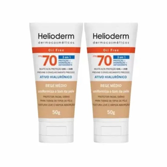 PROTETOR SOLAR HELIODERM BEGE MEDIO FPS 70 C/50G