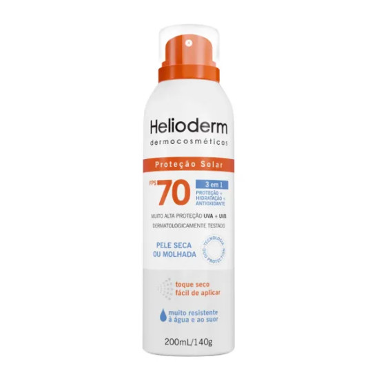 PROTETOR SOLAR HELIODERM AEROSSOL FPS70 200ML