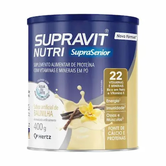 SUPRAVIT NUTRI BAUNILHA 400G