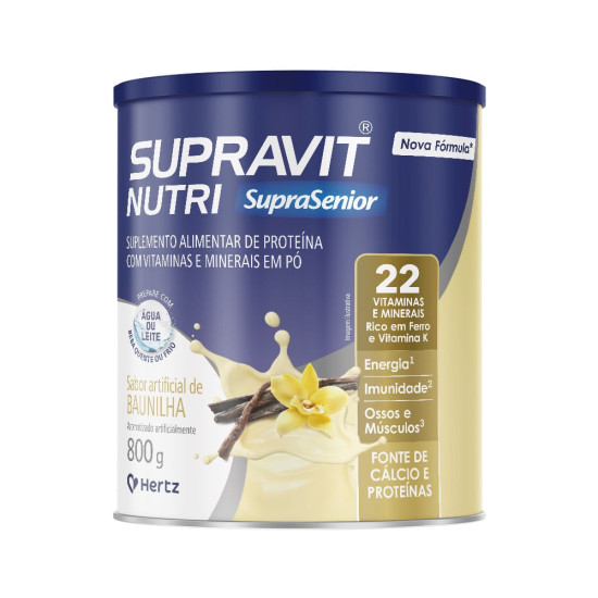 SUPRAVIT NUTRI BAUNILHA 800G
