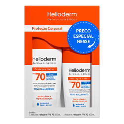KIT HELIODERM PROTETOR SOLAR CORPORAL FPS 70 200ML + 120ML