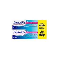 DENTALFIX CREME MENTA COM 2 UNIDADES 68G CADA