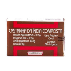 CASTANHA DA INDIA COMPOSTA COM 30 COMPRIMIDOS