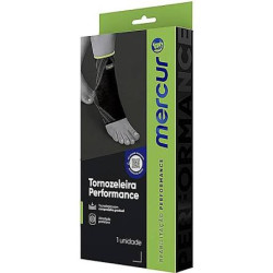 TORNOZELEIRA PERFORMANCE PRETA P MERCUR BC0741-APR
