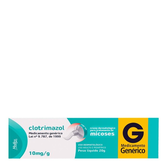 CLOTRIMAZOL 10MG CREME C/20 GR MEDLEY