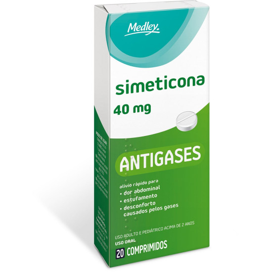 SIMETICONA 40MG COM 20 CAPSULAS