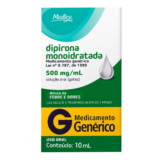 DIPIRONA SODICA GTS COM 10ML MEDLEY