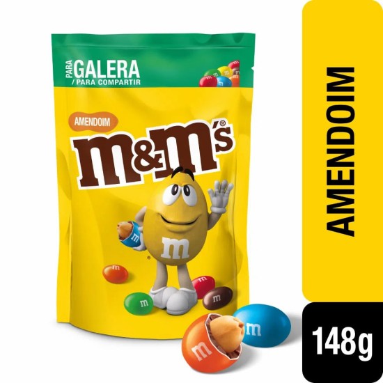 CHOCOLATE M&M POUCHUPETA AMENDOIM 148G