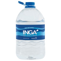 AGUA MINERAL INGA S/GAS GALAO 5 L
