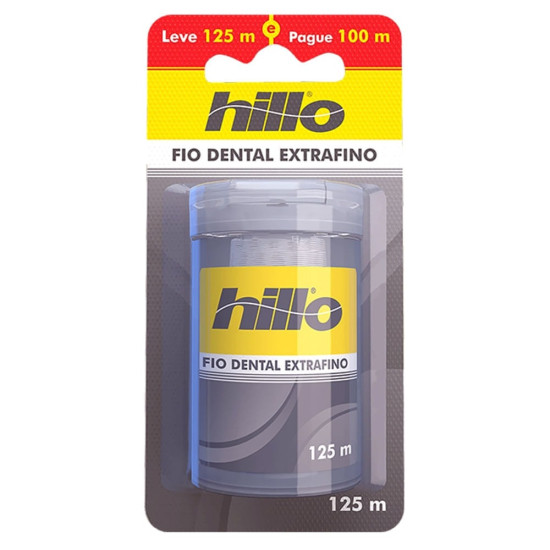 FIO DENTAL HILLO EXTRA FINO LV 125 PG 100 M