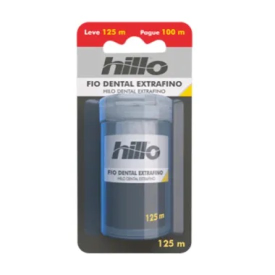 FIO DENTAL HILLO EXTRA FINO LV 125 PG 100 M