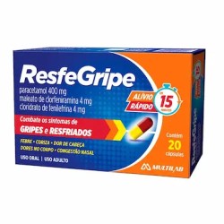 RESFEGRIP 400+4+4MG C/20 CAPSULAS