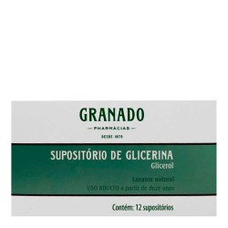 SUPOSITORIO DE GLICERINA ADT C/12 SUP 5G