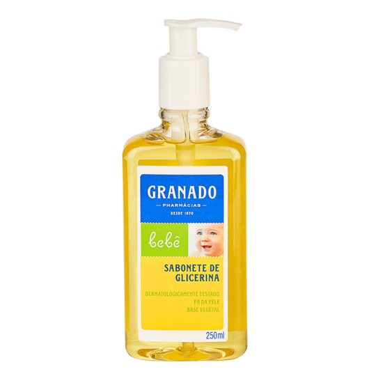 SABONETE LIQUIDO GRANADO GLICERINA BEBE C/250 ML
