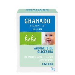 SABONETE GLICERINA BEBE ERVA DOCE 90G