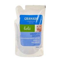 SABONETE LIQUIDO GRANADO GLICERINA BEBE LAVANDA REFIL C/250 ML