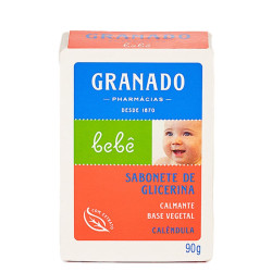SABONETE GRANADO GLICERINA BEBE CALENDULA 90G