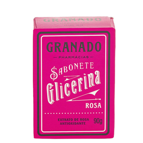 SABONETE GRANADO GLICERINA BEBE ROSA 90G
