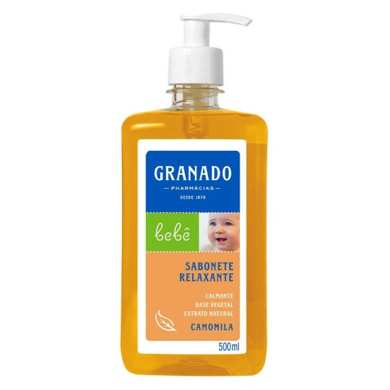 SABONETE LIQUIDO GRANADO CAMOMILA 500ML