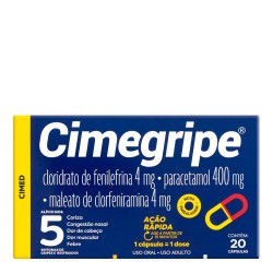 CIMEGRIPE 400MG C/20 CAPSULAS