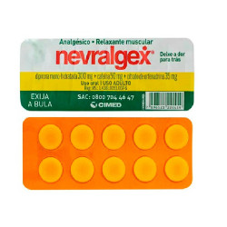 NEVRALGEX 300MG ENV COM 10 CAPSULAS
