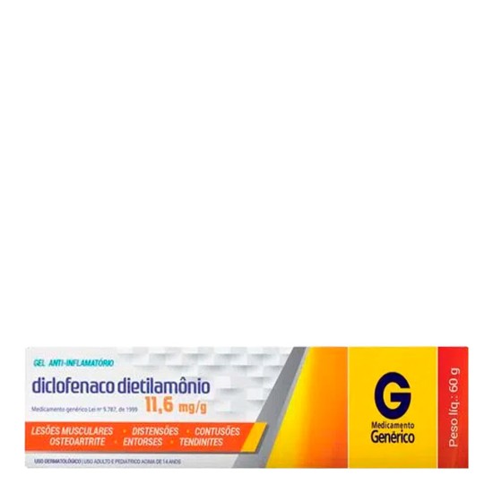DICLOFENACO DIETILAMONIO 11,6 MG GEL 60G CIMED
