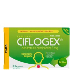 CIFLOGEX MENTA E LIMAO C/12 PAST