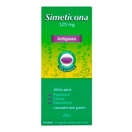 SIMETICONA 125MG C/10 CAPSULAS MOLE CIMED