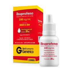 IBUPROFENO 100MG GTS COM 20 ML CIMED