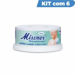 FITA CIRURGICA MICROPOROSA MISSNER BRANCO 1.2 X 4.5 CM