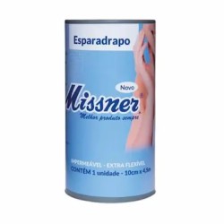 ESPARADRAPO IMPERMEAVEL MISSNER BRANCO 10CM X 4,5CM