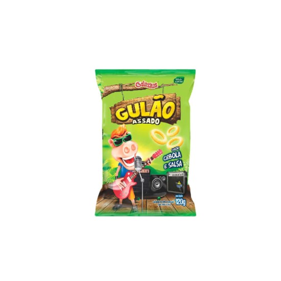 SALGADINHO GULAO CEBOLA E SALSA 120G