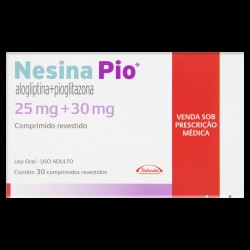NESINA PIO 25/30MG C/30 COMPRIMIDOS