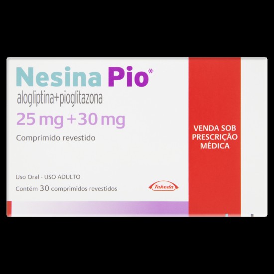 NESINA PIO 25/30MG C/30 COMPRIMIDOS