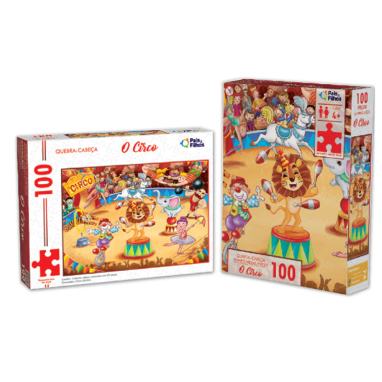 QUEBRA CABEÇA CIRCO 100 PEÇAS