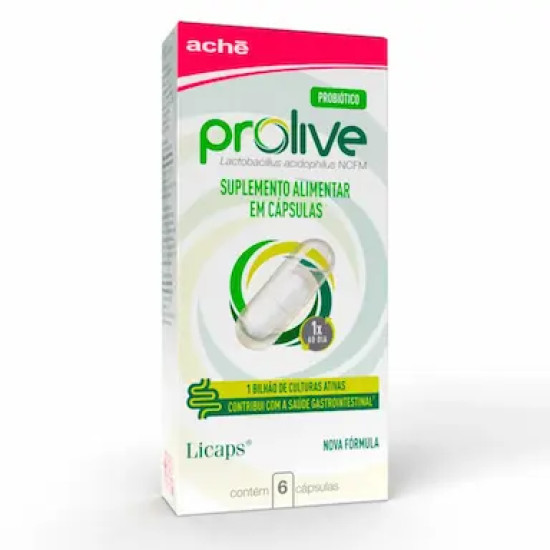 PROLIVE COM 6 CAPSULAS