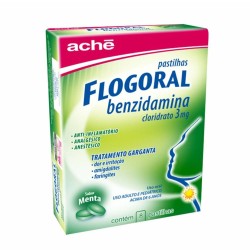 FLOGORAL PASTILHA MENTA C/8 UND