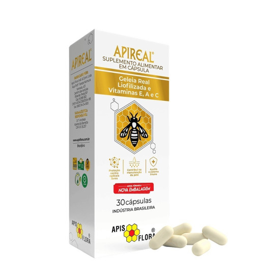 GELEIA REAL LIOFILIZADA APIS FLORA COM 30 CAPS