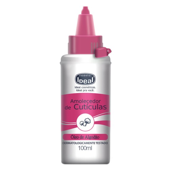 AMOLECEDOR DE CUTICULA OLEO DE ALGODAO IDEAL 100ML
