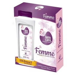 KIT SABONETE INTIMO BEM CARE FLORAL 200ML LV2 PG1