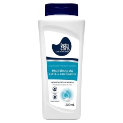 LOCAO HIDRATANTE BEM CARE PROTEINAS LEITE COLAGENO 200ML