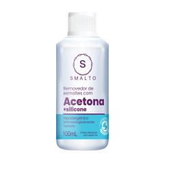 REMOVEDOR ESMALTE COM 100ML A BASE DE ACETONA SMALTO