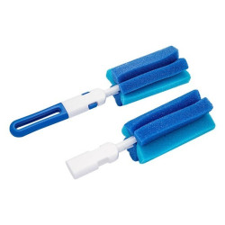 ESCOVA DE LIMPEZA COM ESPONJA LOLLY AZUL 7082-01