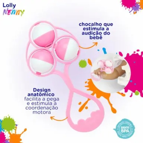 CHOCALHO ROSA LOLLY REF 7230