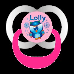 CHUPETA LOLLY COLOR SIL RESCOVA DENTAL T2 ROSA 5012-01